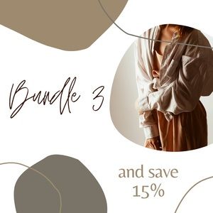 Bundle 3 and take 15% off